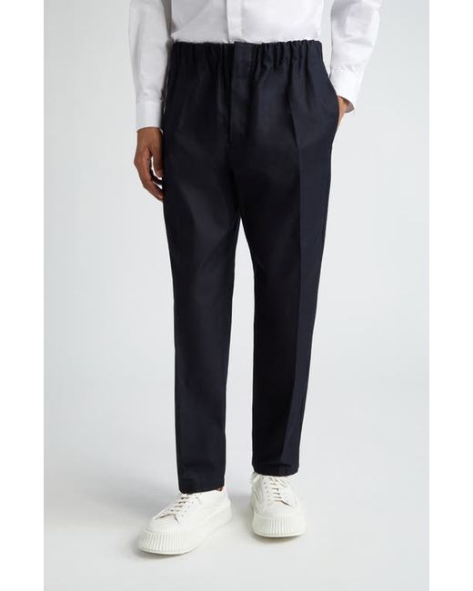 Jil Sander Relaxed Fit Cotton Twill Pants