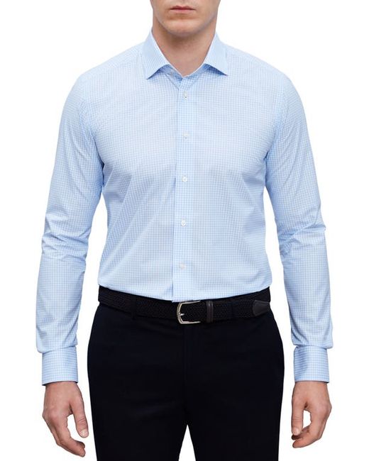 Emanuel Berg Check Cotton Poplin Button-Up Shirt