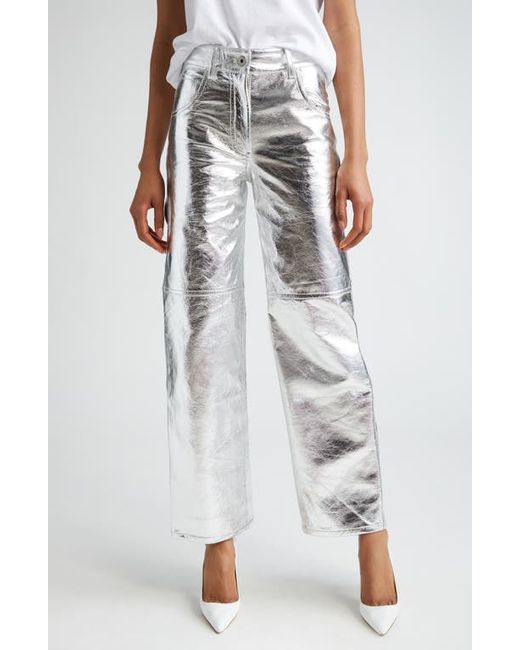 Interior The Sterling Metallic Leather Pants
