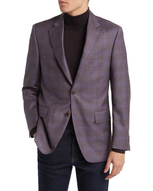 Peter Millar Tailored Fit Plaid Wool Sport Coat