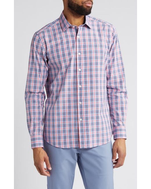 Scott Barber Bold Plaid Button-Up Shirt