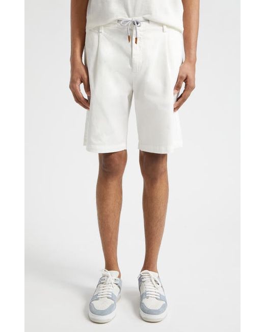Eleventy Stretch Cotton Bermuda Shorts