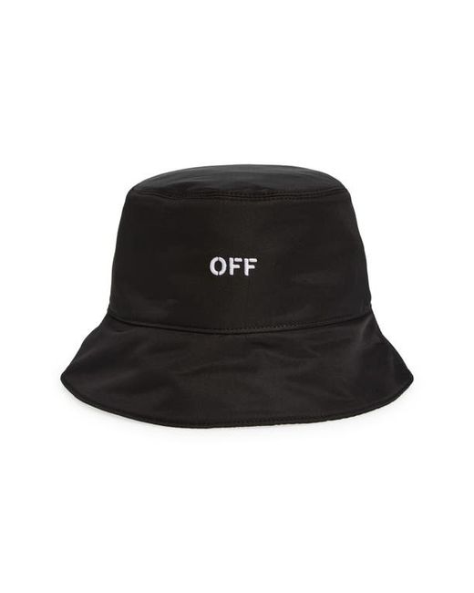 Off-White Bookish Logo Bucket Hat