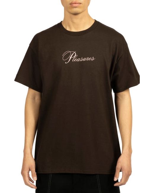 Pleasures Stack Cotton Graphic T-Shirt
