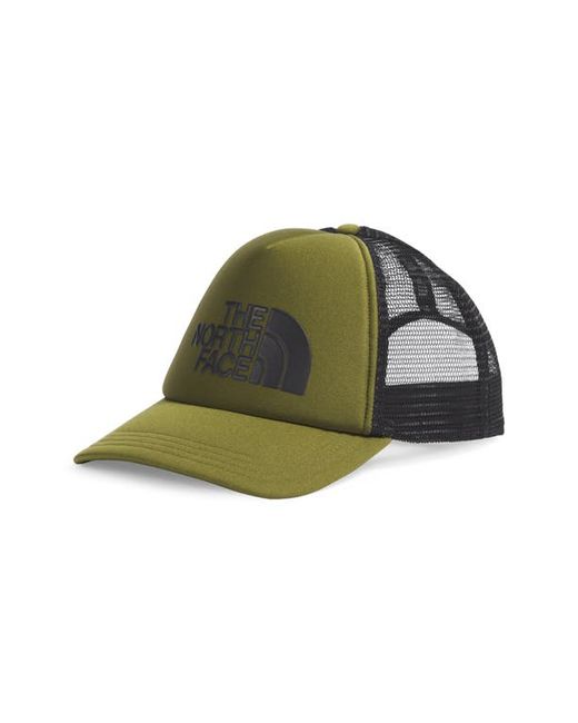 The North Face Logo Trucker Hat Forest Olive/Tnf Black
