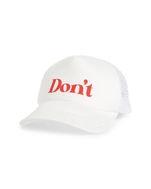 Undercover Dont Graphic Trucker Hat