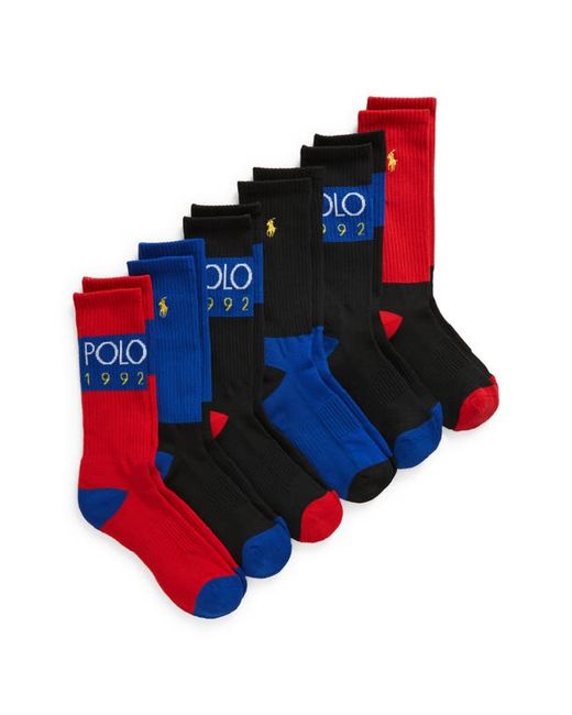 Polo Ralph Lauren 1992 Assorted 6-Pack Crew Socks