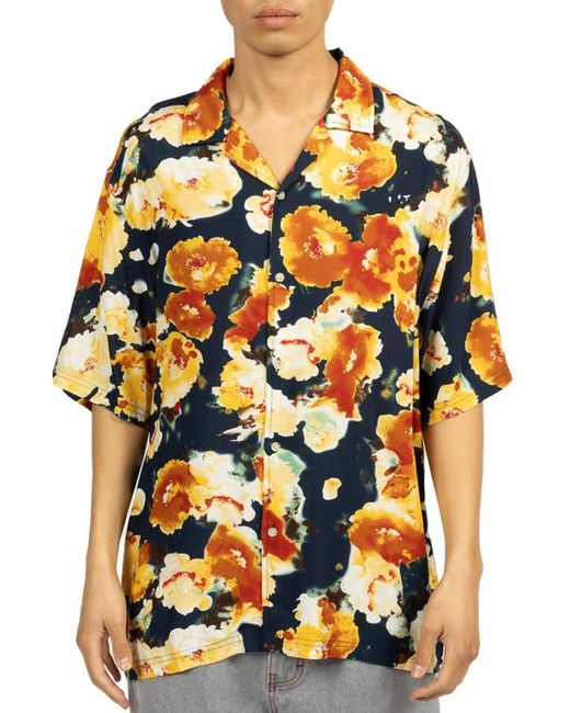 Pleasures Portion Oversize Floral Camp Shirt