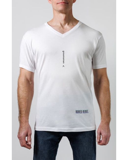 Bored Rebel Groomsman Moisture Wicking Graphic T-Shirt