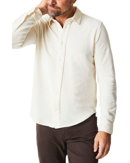 Billy Reid Yellowhammer Cotton Linen Knit Button-Up Shirt