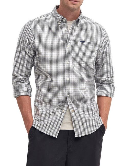 Barbour Banner Tailored Fit Check Cotton Button-Down Shirt