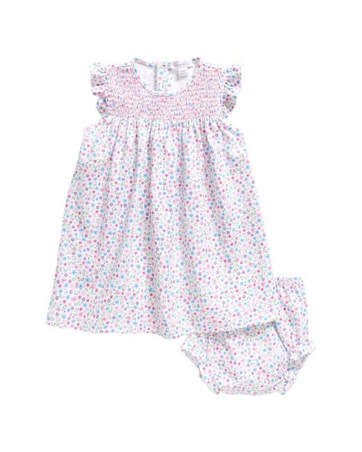 Kissy Kissy Floral Smocked Cotton Dress Bloomers