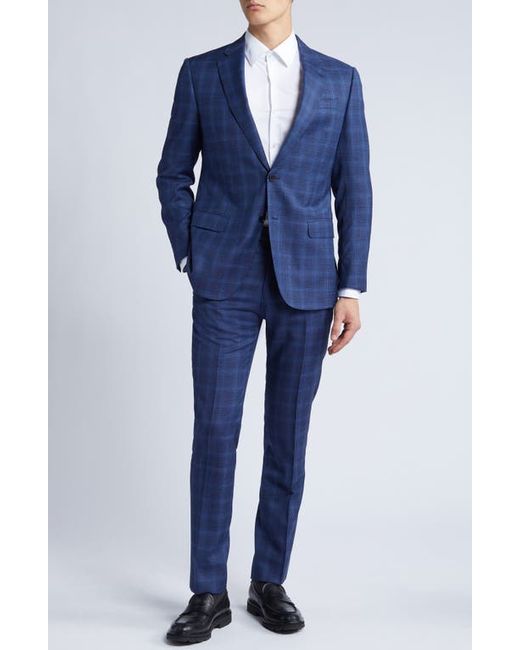 Emporio Armani G-Line Windowpane Check Wool Suit
