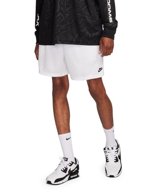 Nike Club Flow Mesh Athletic Shorts Black