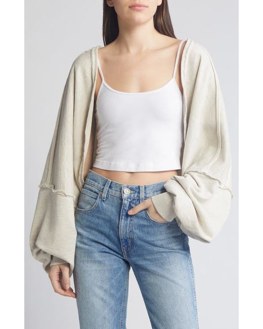 Free People Shrug It Off Long Sleeve Cotton Sweater