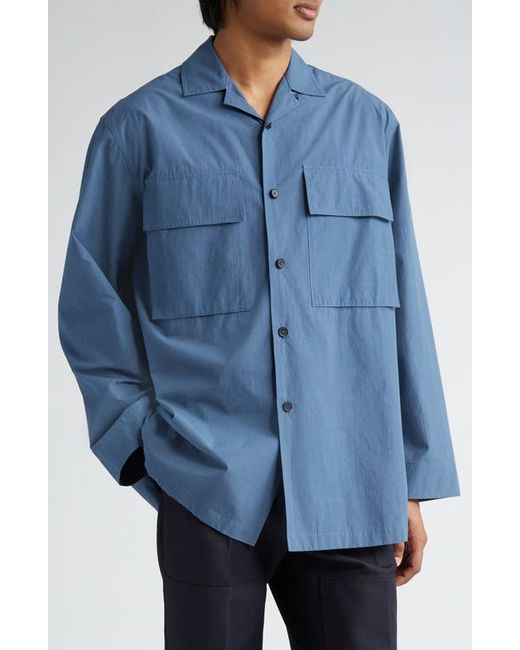 Jil Sander Oversize Cotton Button-Up Shirt