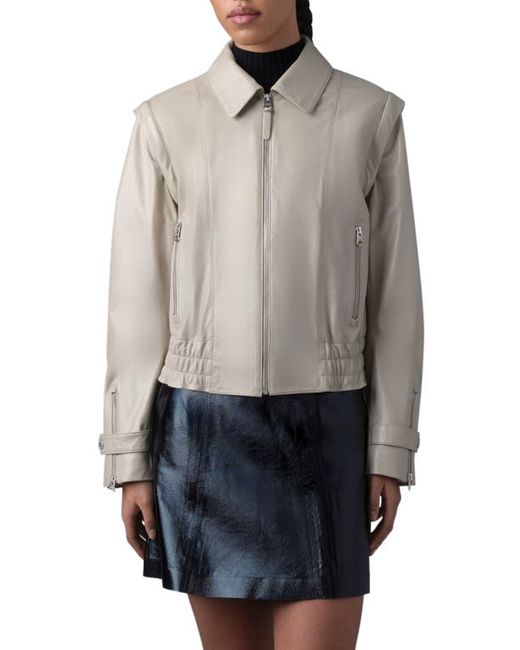 Mackage 2--1 Paneled Leather Jacket