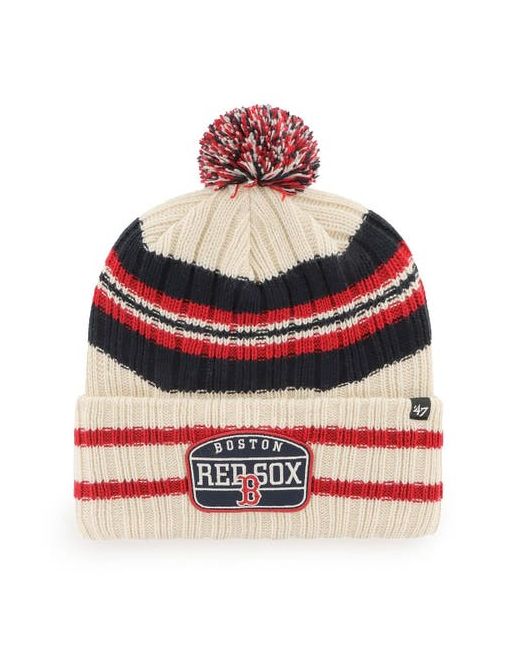 '47 47 Boston Sox Home Patch Cuffed Knit Hat with Pom
