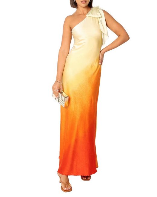 Petal & Pup Glow One-Shoulder Maxi Dress