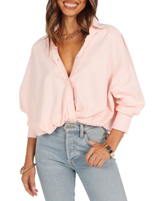 Petal & Pup Mariah Solid Button-Up Shirt