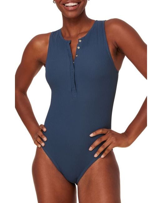 Andie Malibu Ribbed One-Piece Swimsuit
