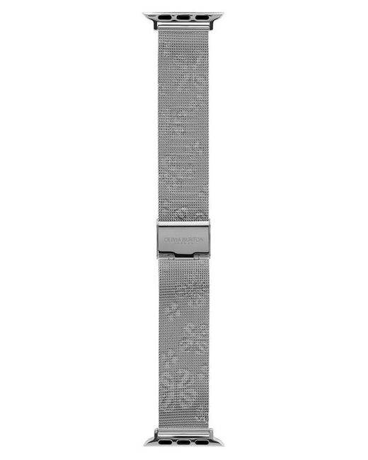 Olivia Burton Steel Mesh 20mm Apple Watch Watchband