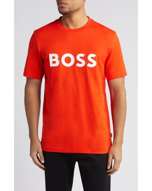 Boss Tiburt Logo Graphic T-Shirt