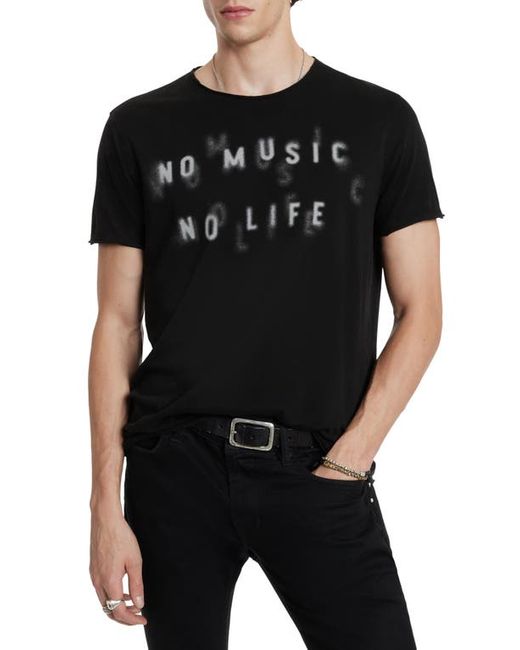 John Varvatos No Music Graphic T-Shirt