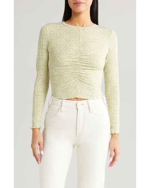 All In Favor Ruched Long Sleeve Top