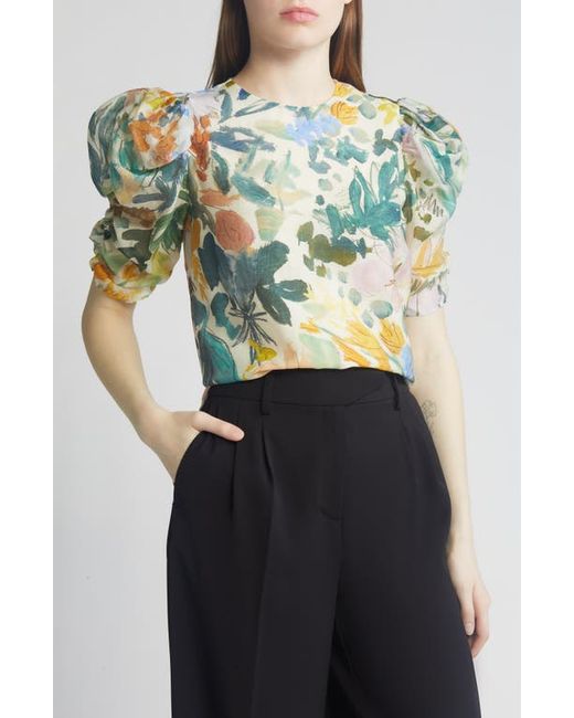 Ted Baker London Oasia Puff Sleeve Top