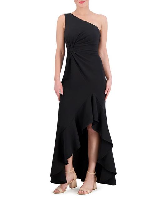 Vince Camuto Ruffle Detail One-Shoulder High-Low Gown
