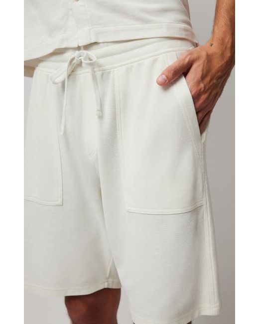 ATM Anthony Thomas Melillo Cotton Piqué Drawstring Shorts