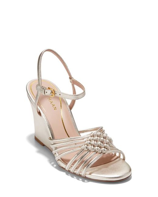 Cole Haan Jitney Knot Ankle Strap Wedge Sandal