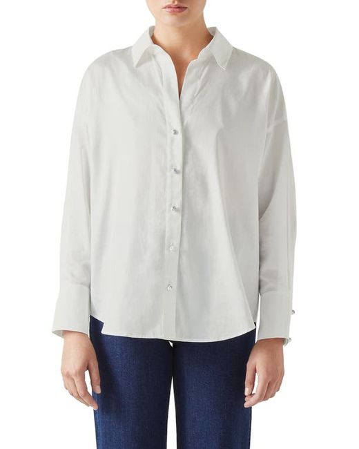 Lk Bennett Beatrice Cotton Button-Up Shirt