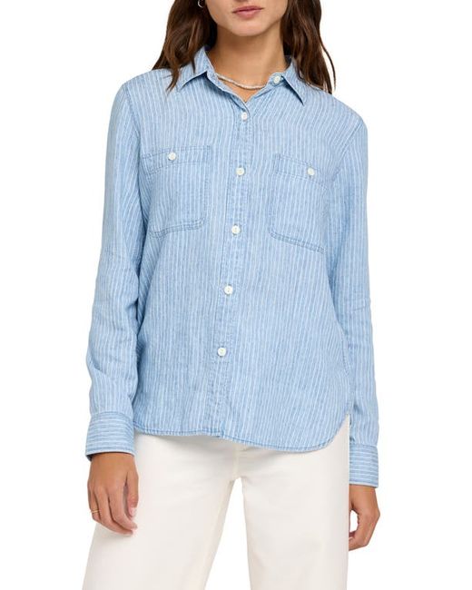 Faherty Chambray Button-Up Shirt