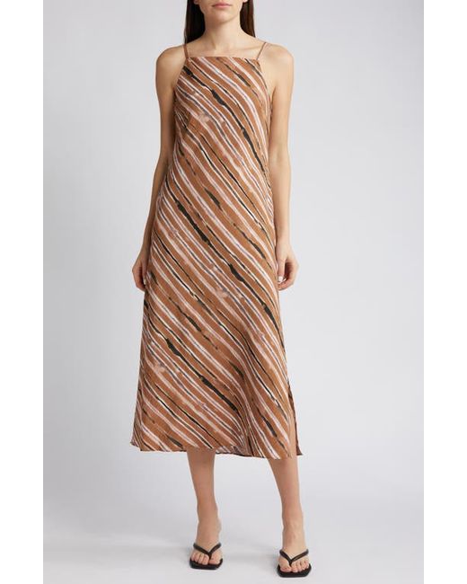 French Connection Gaia Flavia Textured Stripe Sundress