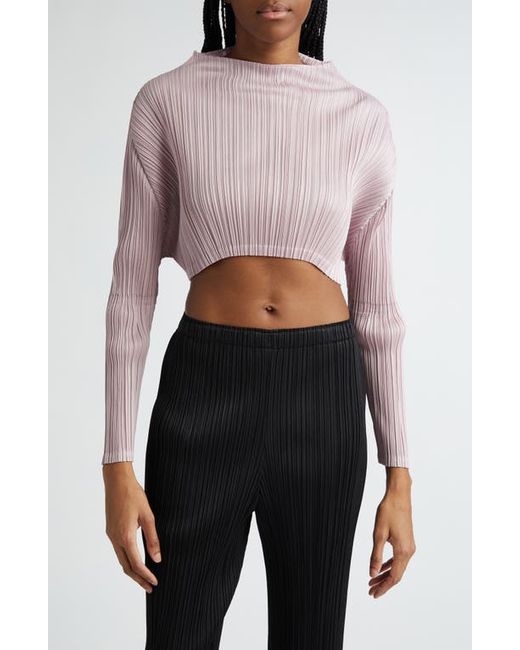 Pleats Please By Issey Miyake Monthly Colors January Pleated Crop Top