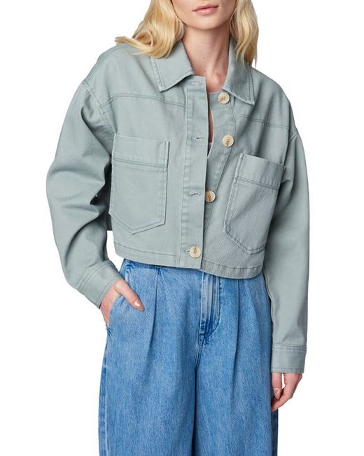 Blank NYC Oversize Crop Cotton Jacket