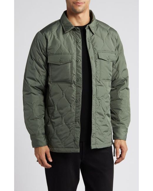Taion Military Quilted Packable Water Resistant 800 Fill Power Down Shirt Jacket