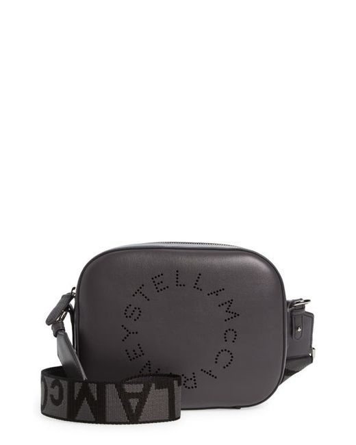 Stella McCartney Small Perforated Logo Faux Leather Camera Bag