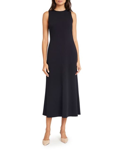 Luxely Reed Sleeveless Midi A-Line Dress