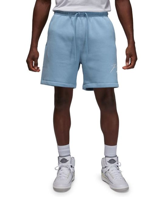 Jordan Fleece Sweat Shorts Grey/White