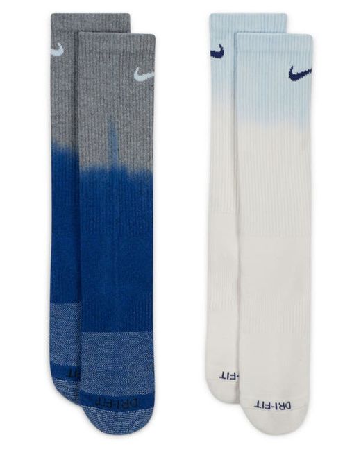 Nike Assorted 2-Pack Everyday Plus Dri-FIT Cushioned Crew Socks