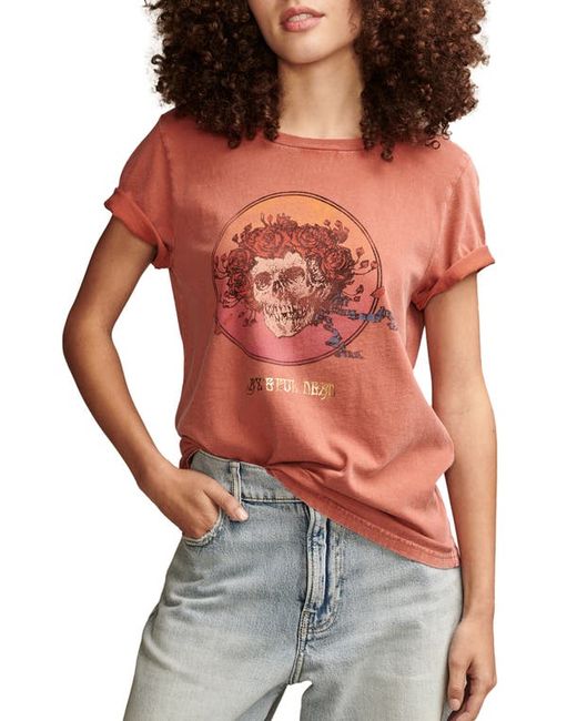 Lucky Brand Grateful Dead Skull Cotton Graphic T-Shirt