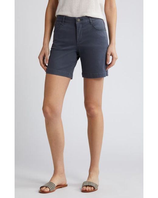 Wit & Wisdom AbSolution Mid Length Stretch Twill Shorts