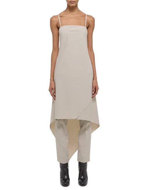 Helmut Lang Asymmetric Hem Wool Dress