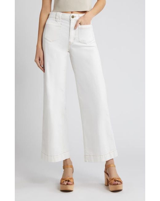 Frame Relaxed Wide Leg Utility Jeans