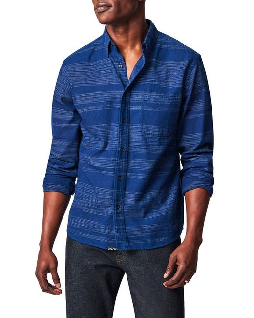 Billy Reid Tuscumbia Gradient Stripe Button-Down Shirt