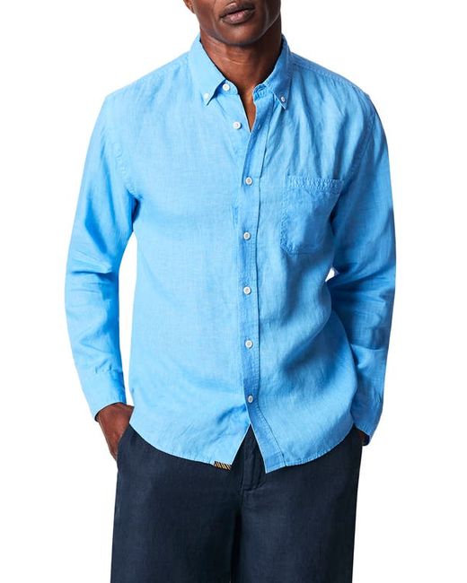 Billy Reid Tuscumbia Standard Fit Linen Button-Down Shirt