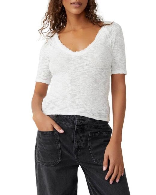 Free People Francis Textured T-Shirt